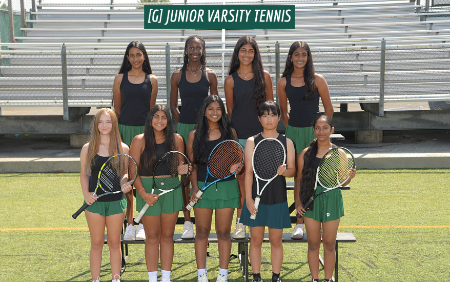 Girls JV Tennis Team